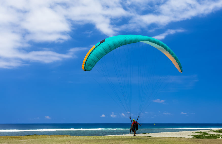 Parapente à Saint-Leu